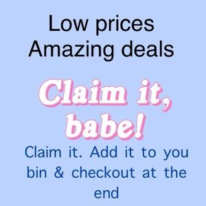 Claim it. Add it to your bin & Checkout at the End! READ DESCRIPTION FOR DETAILS